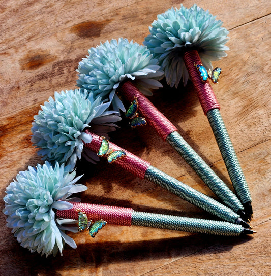 "Fairytale Treasures" Faux Flower Pen