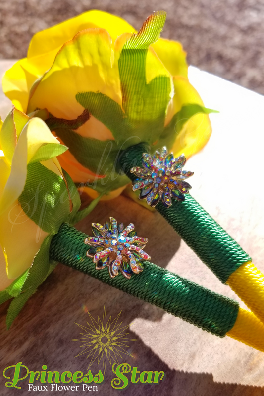 "Princess Star" Faux Flower Pen